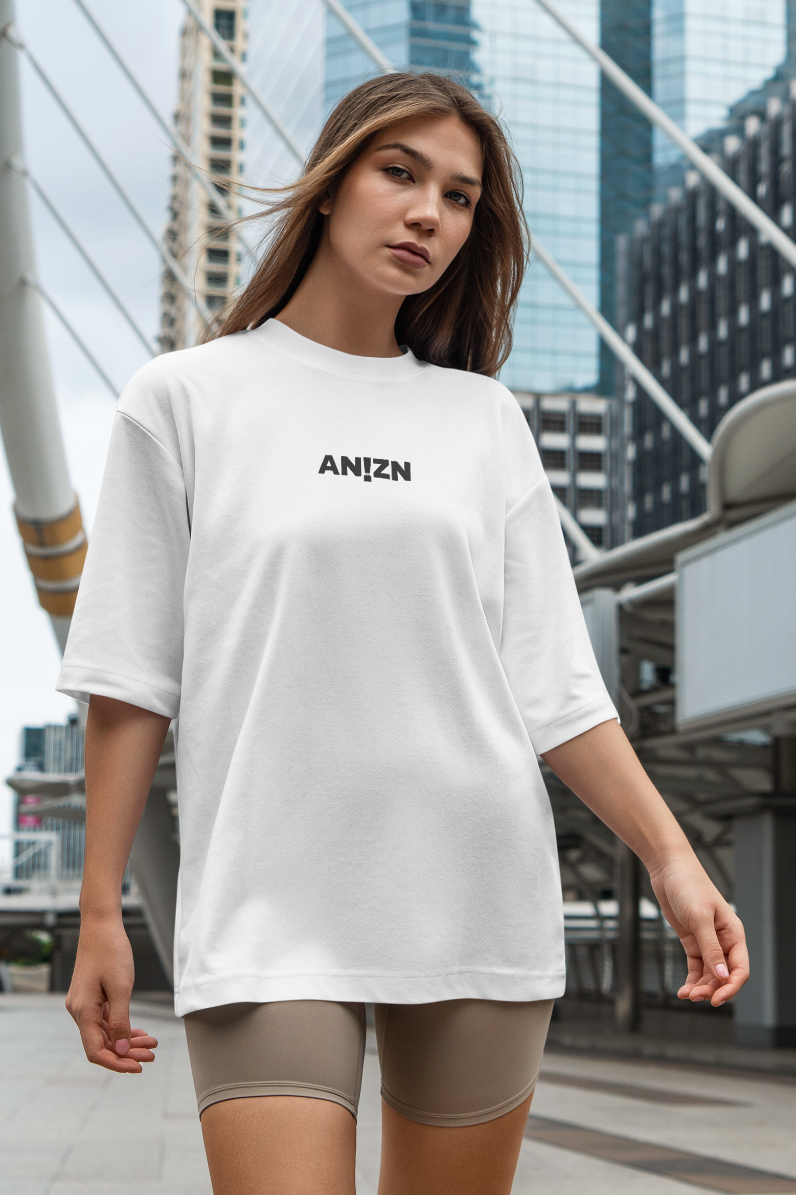 Unisex Terry Oversized T-Shirt (White)